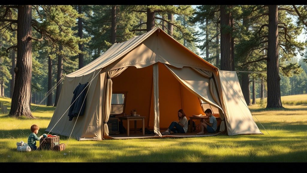 Pick a Tent with High Walls and Low Windows