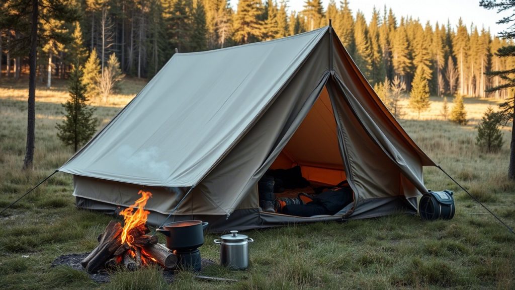 Use a Tent That Packs Down Small