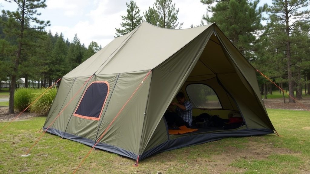 What’s the benefit of a tent with a large vestibule for a weekend trip