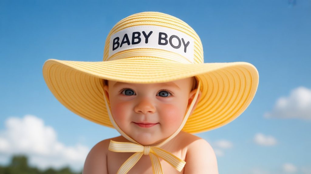 Baby Boy Sun Hat