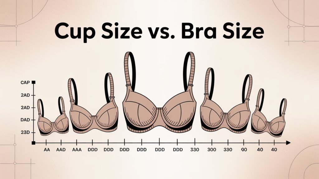 Cup Size vs. Bra Size