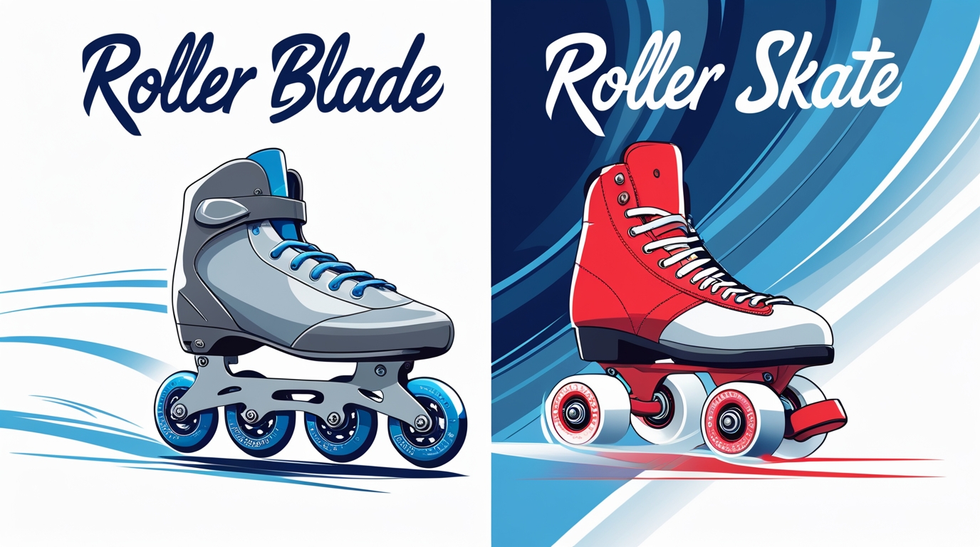 Roller Blade vs Roller Skate