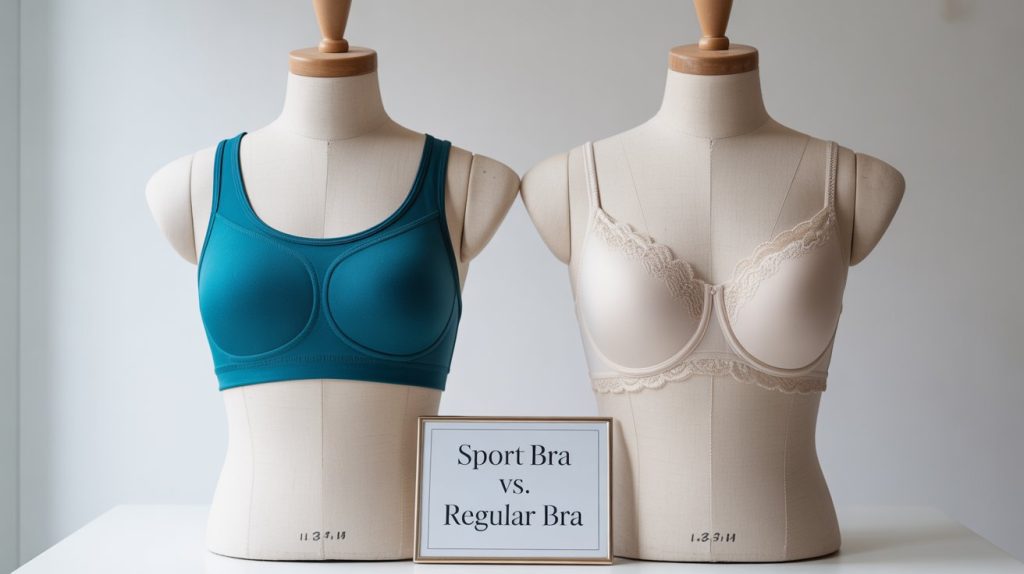 Sport Bra vs. Regular Bra
