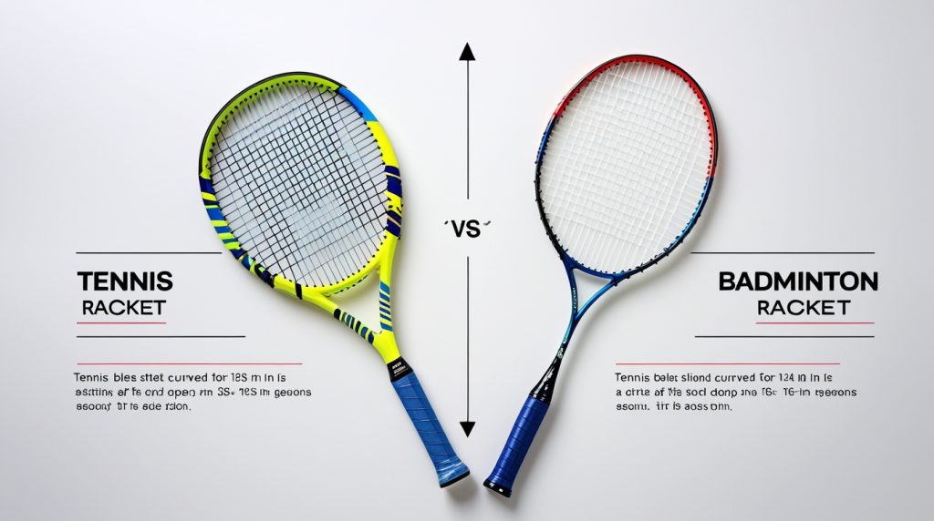 Tennis Racket vs Badminton Racket