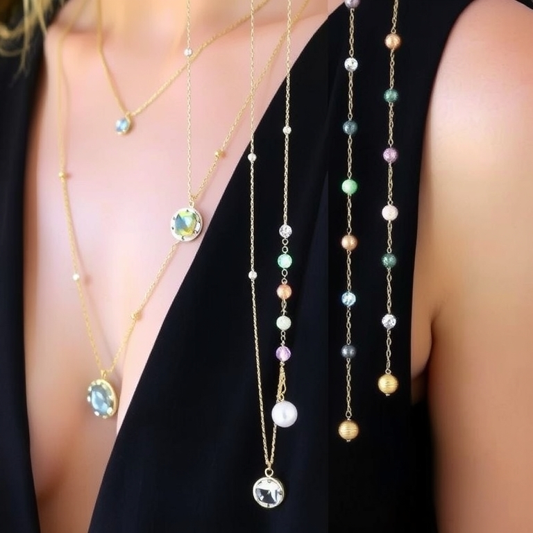 Delicate Necklaces: A Cascade of Elegance