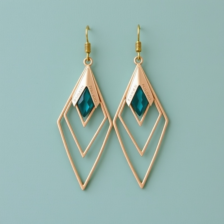 Layered Earrings: A Touch of Asymmetry