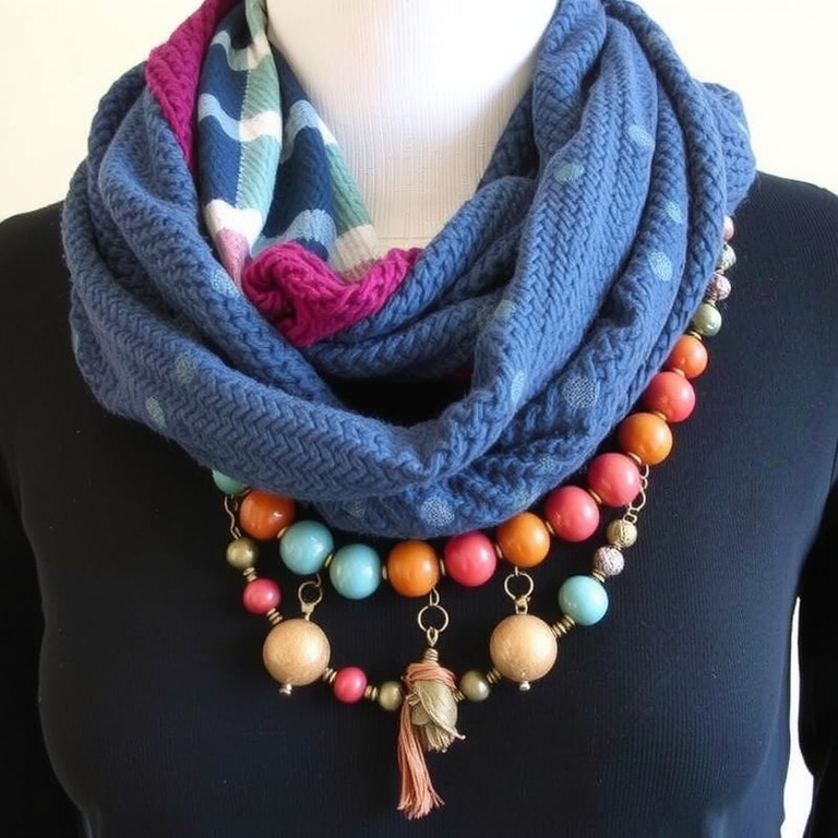 Scarves and Necklaces: A Textural Blend