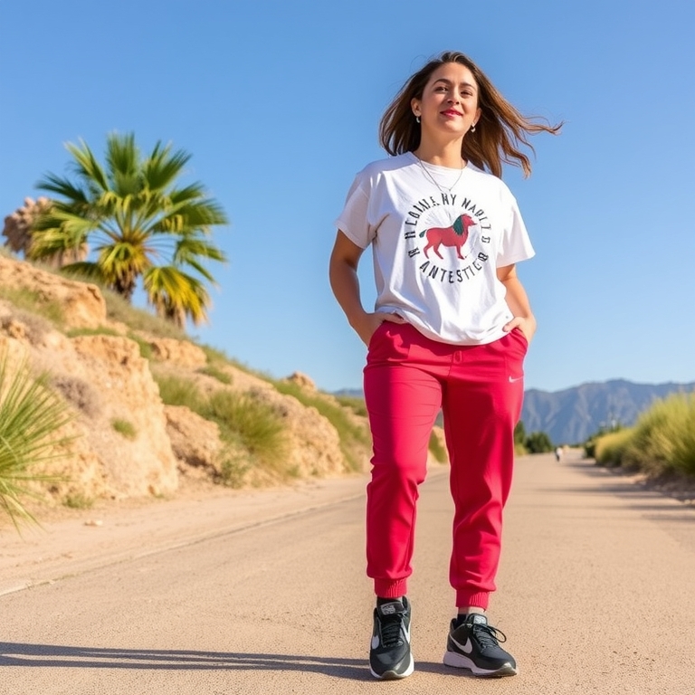 Joggers and a Graphic Tee