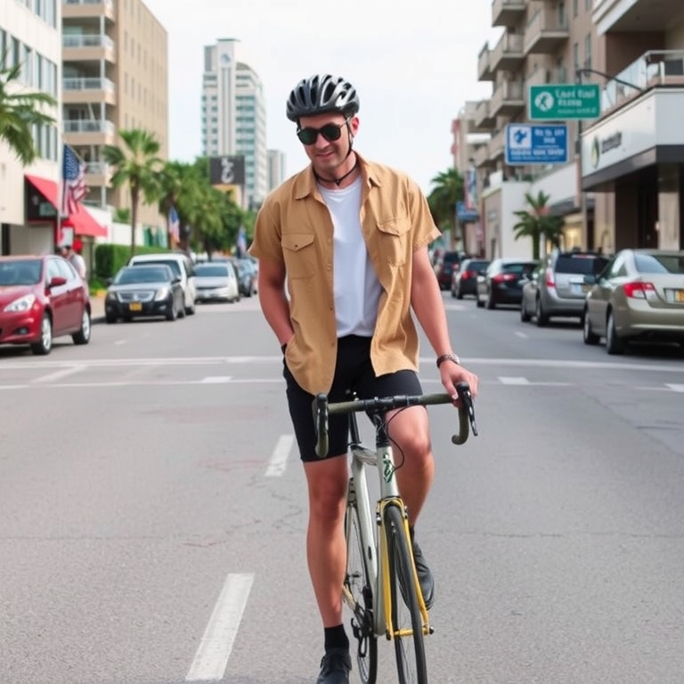 Bike Shorts and an Oversized Shirt