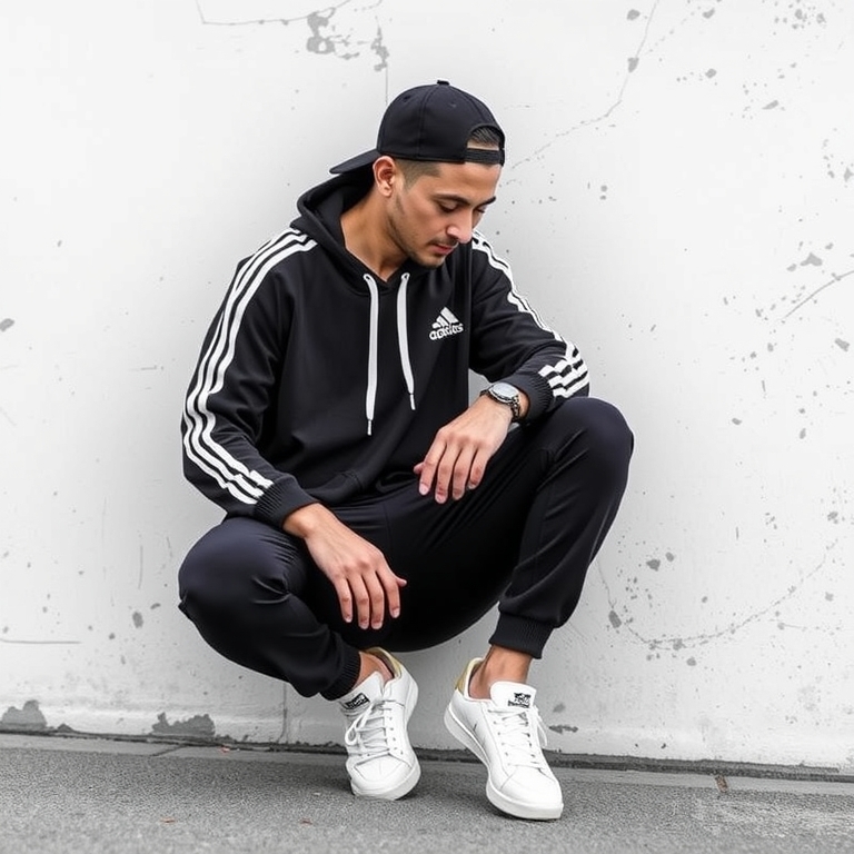 Tracksuit and Sneakers