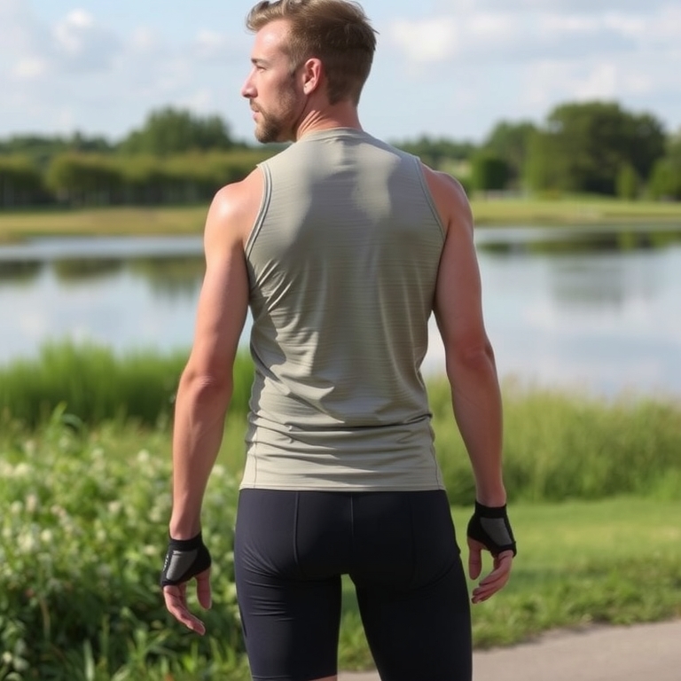 Tank Top and Cycling Shorts