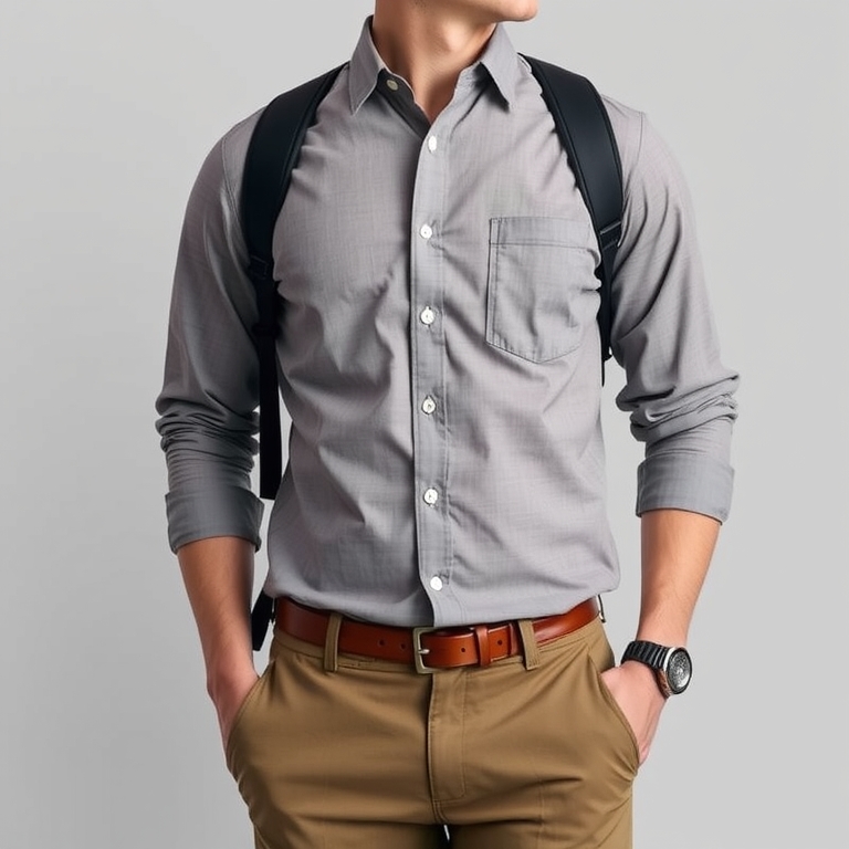 Button-Down Shirt and Chinos