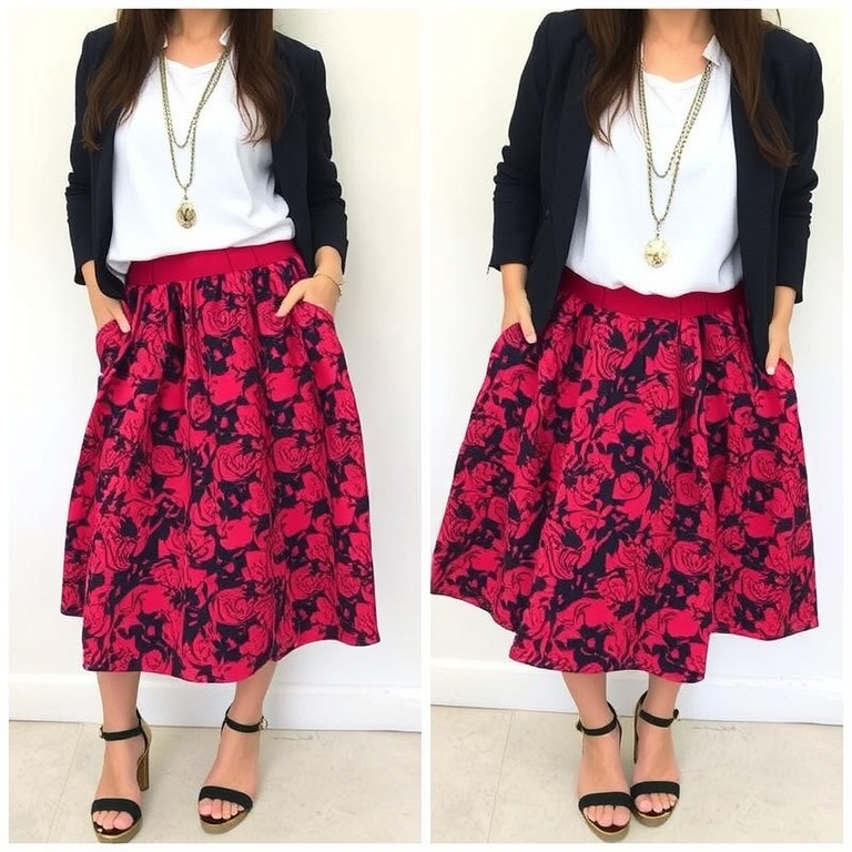 Stylish Skirt & Blouse