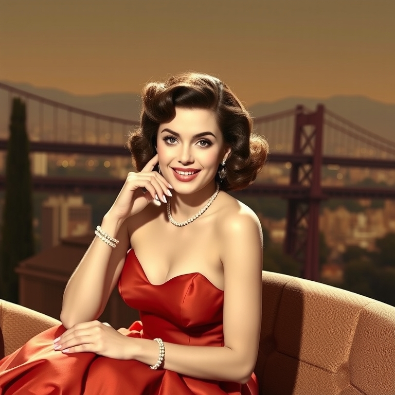 1950s Hollywood Glamour