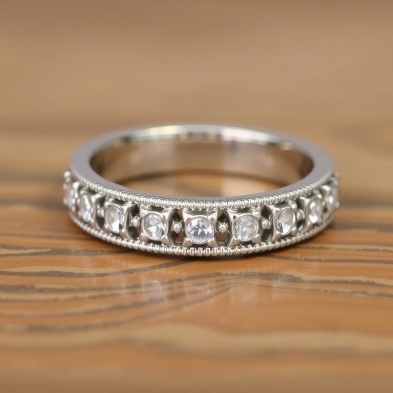 The Milgrain Band: Classic and Ornate Detail