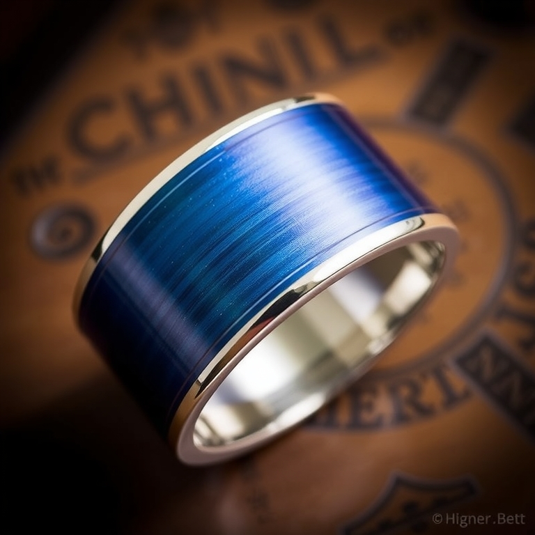 Extra Wide 7mm Band:  Bold & Unconventional