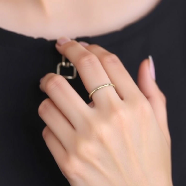 1mm Delicate Band: Minimalist Chic