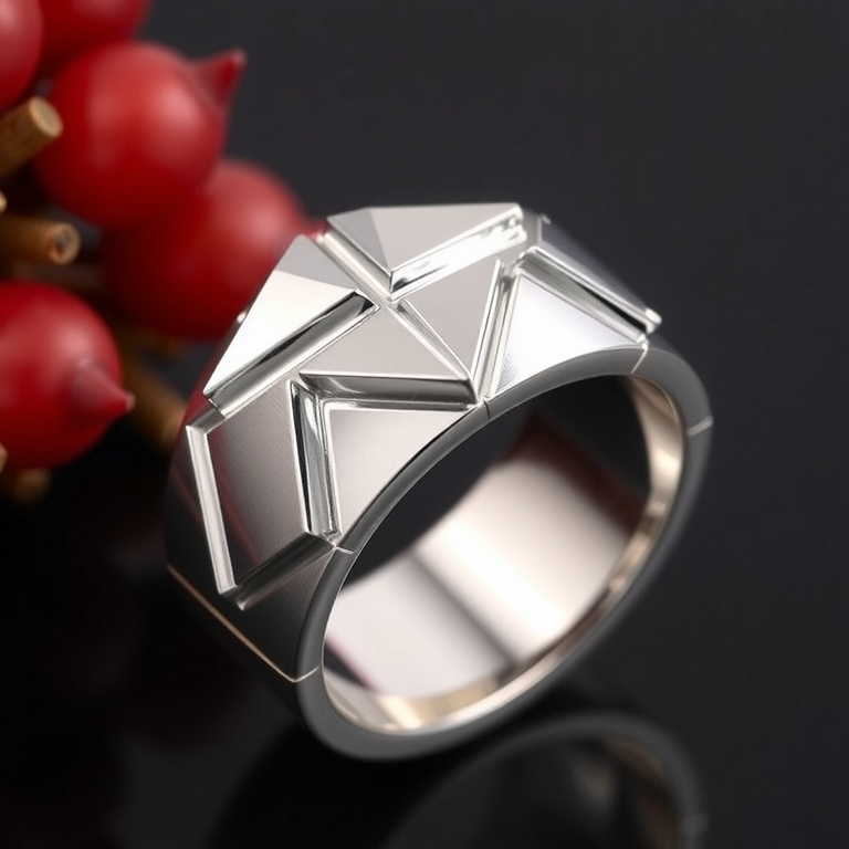 The Geometric 7mm Band: Modern Design