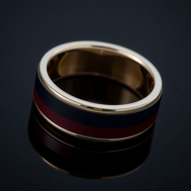 The Two-Tone 6mm Band: Striking Contrast