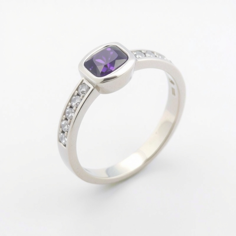Bezel-Set Gemstone Band
