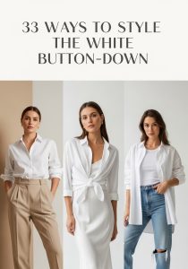 33 White Button-Down Shirt Outfits for Any Occasion