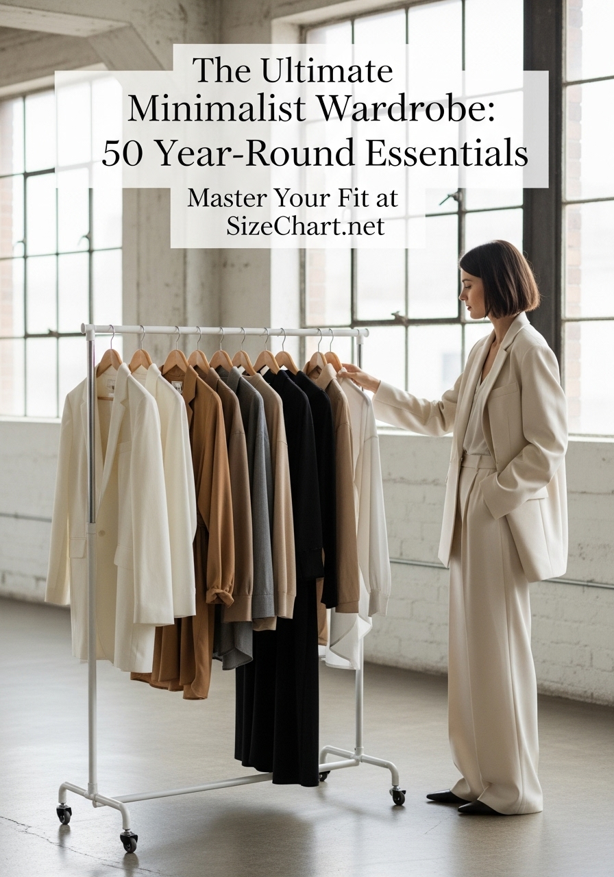 50 Versatile Pieces for a Minimalist Year-Round Wardrobe