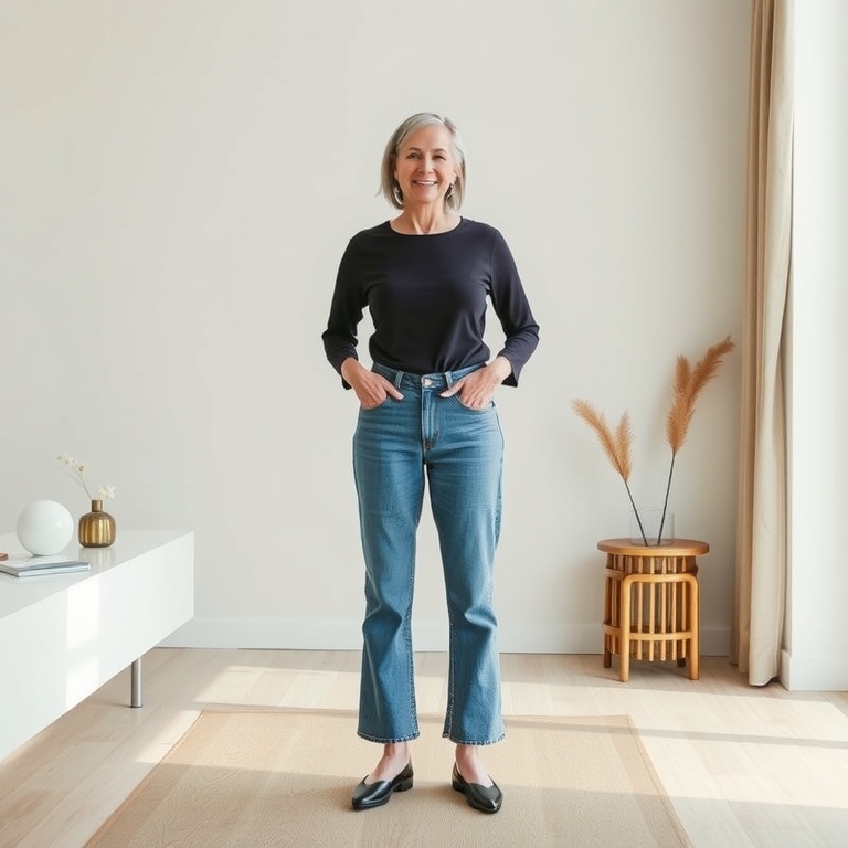 Culotte Jeans: A Trendy Senior Jeans Idea - senior jeans idea