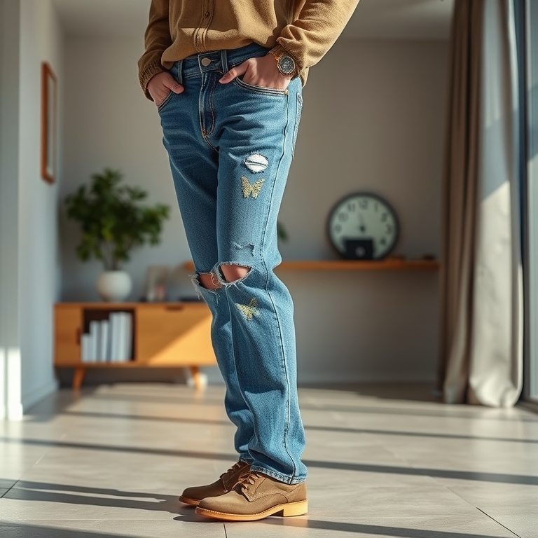 Embroidered Jeans: Add Personality to Your Outfit - senior jeans idea