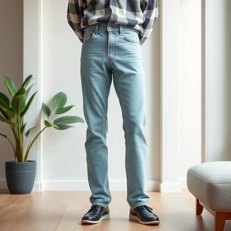 Tapered Jeans: Modern Fit for Seniors - senior jeans idea